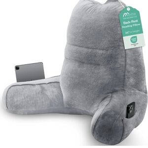 Sasttie Reading Pillow, Pillows for Reading or Relaxing – Ergonomic Support